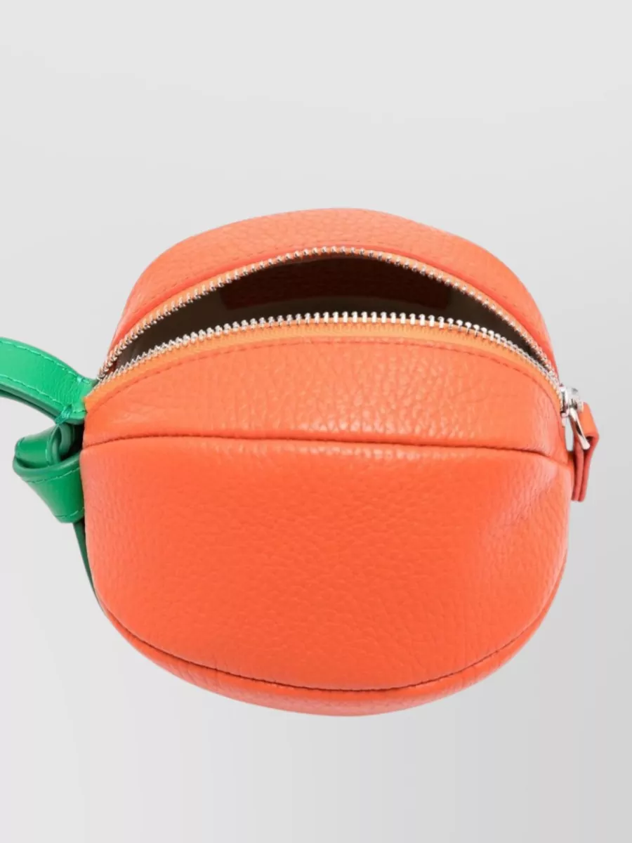 Hereu Grained Leather Knot-Detail Purse