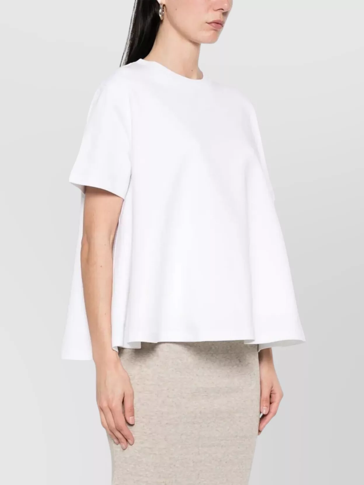 Loewe Women Anagram-embroidered Trapeze T-shirt