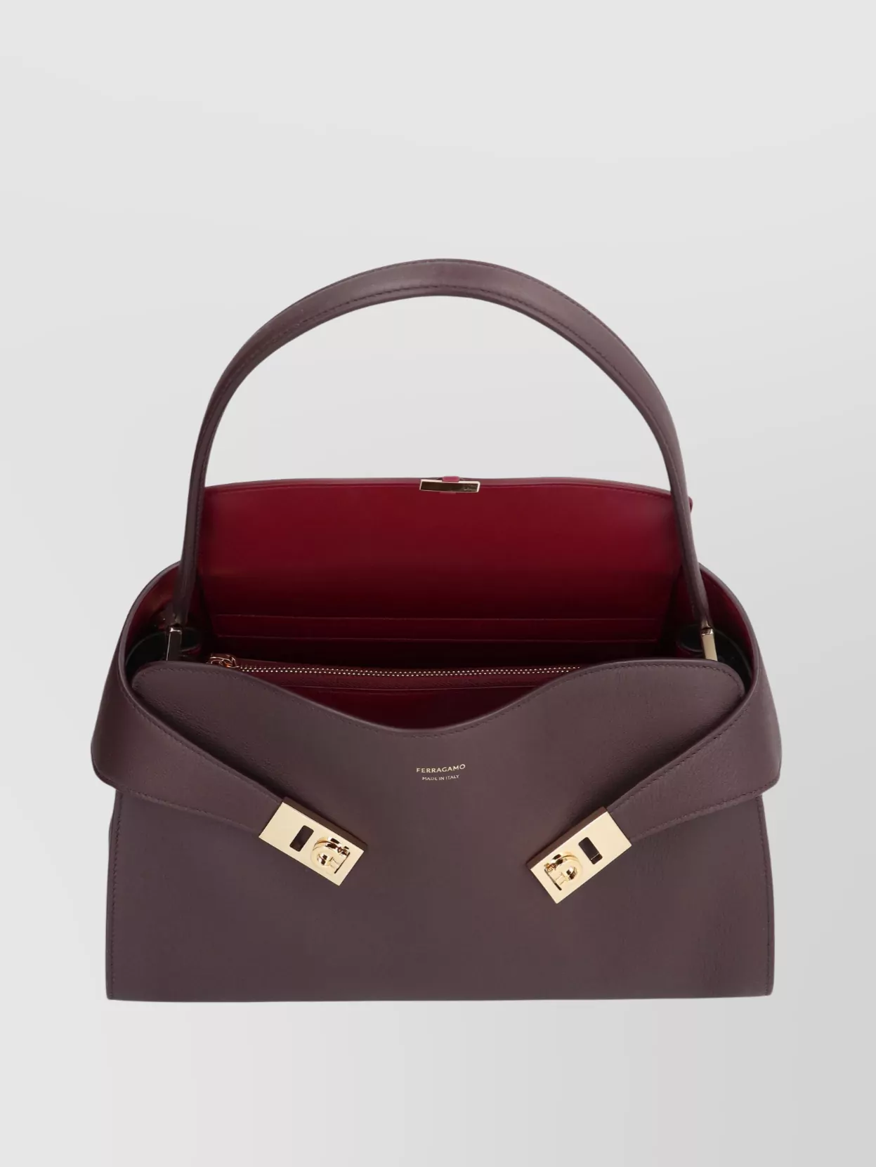 FERRAGAMO LEATHER SHOULDER BAG STRAP ADJUSTABLE