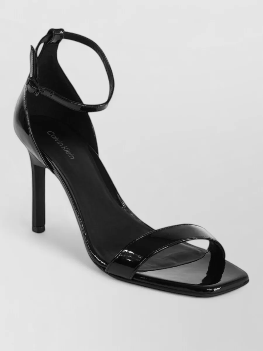 Calvin Klein leather stiletto heel sandals