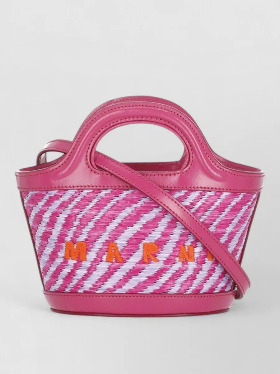 Marni Tropicalia Micro Nylon Bucket Bag