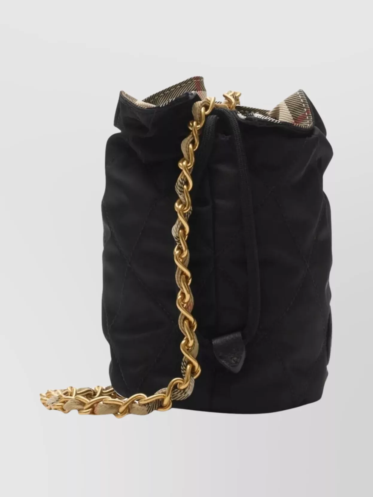 Burberry Chain Pouch Featuring Quilted Design
