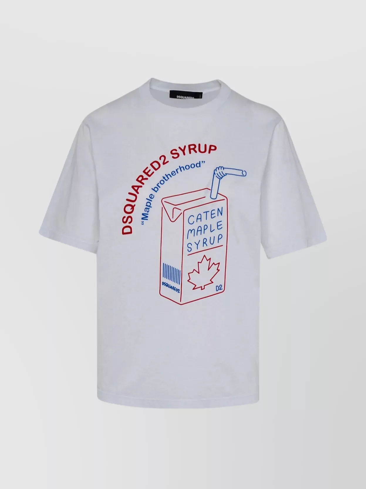 Shop Dsquared2 Crew Neck Graphic Print T-shirt