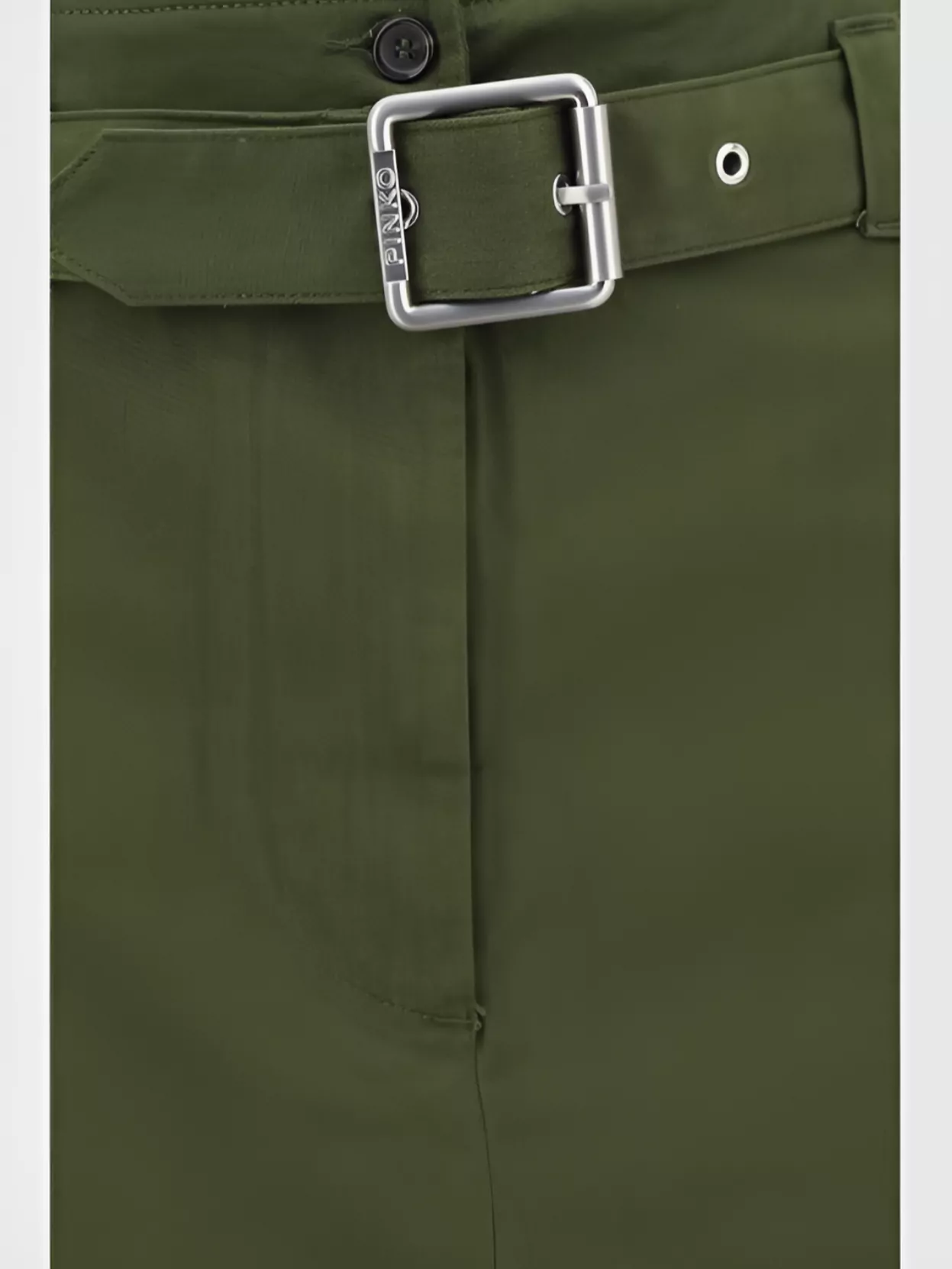 Pinko Cargo Pockets Midi Skirt Belted