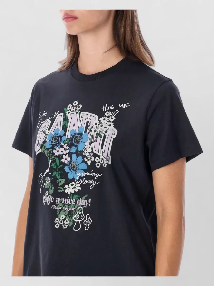 Ganni Relaxed Organic Cotton T-Shirt