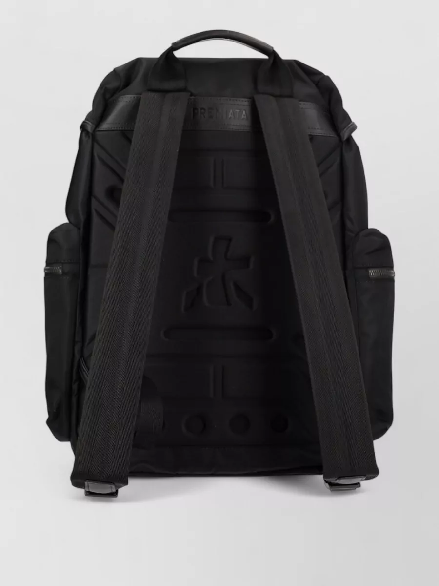 Premiata Backpack Top Handle Adjustable Shoulder Straps