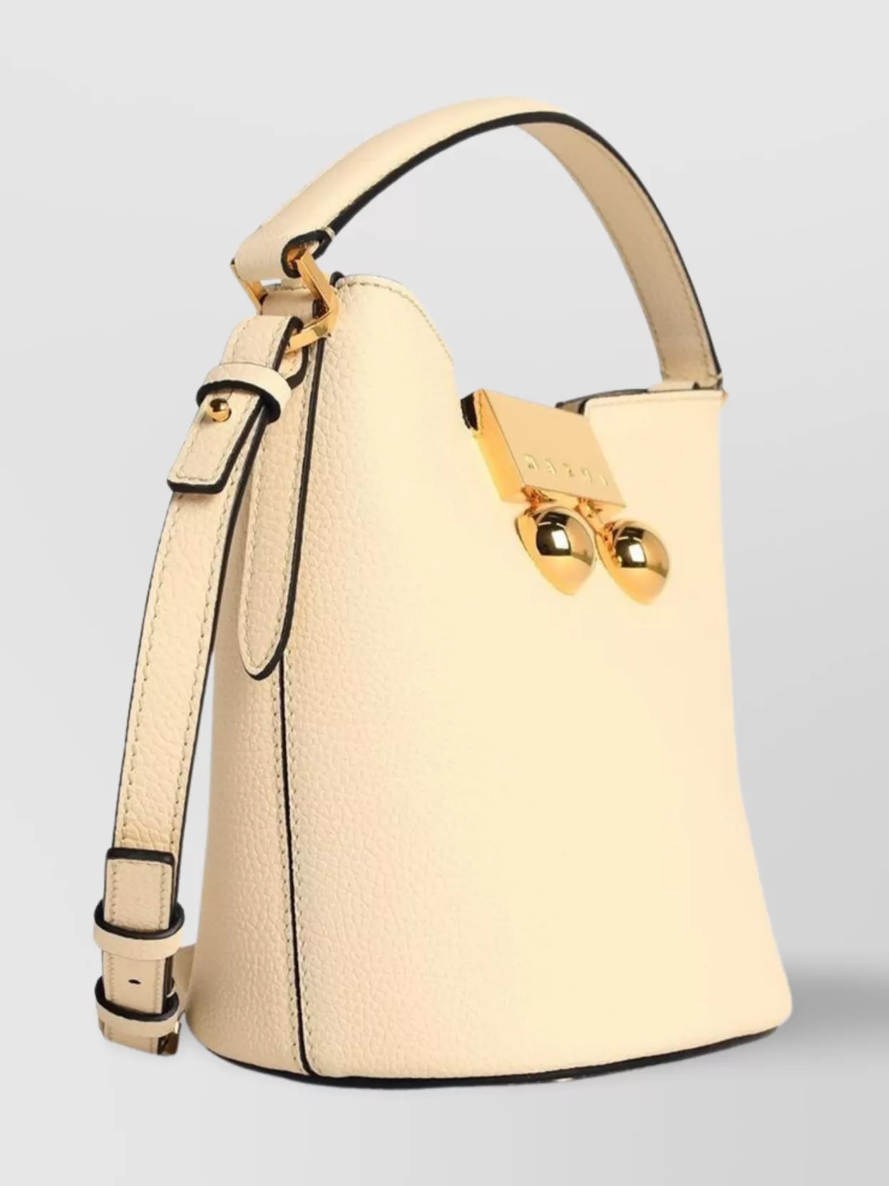 Marni Medium Trunkaroo Leather Shoulder Bag