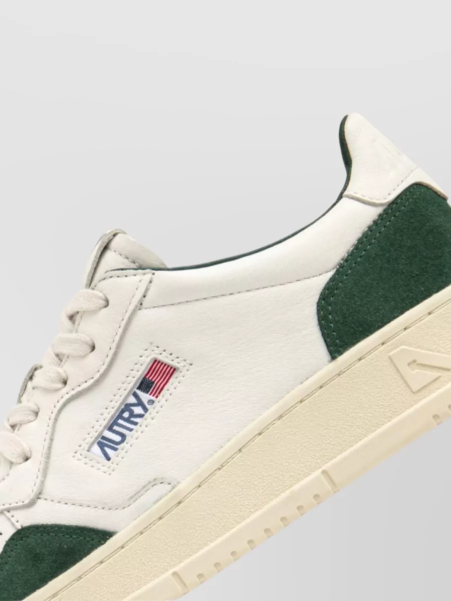 Autry Suede Leather Low-Top Sneakers