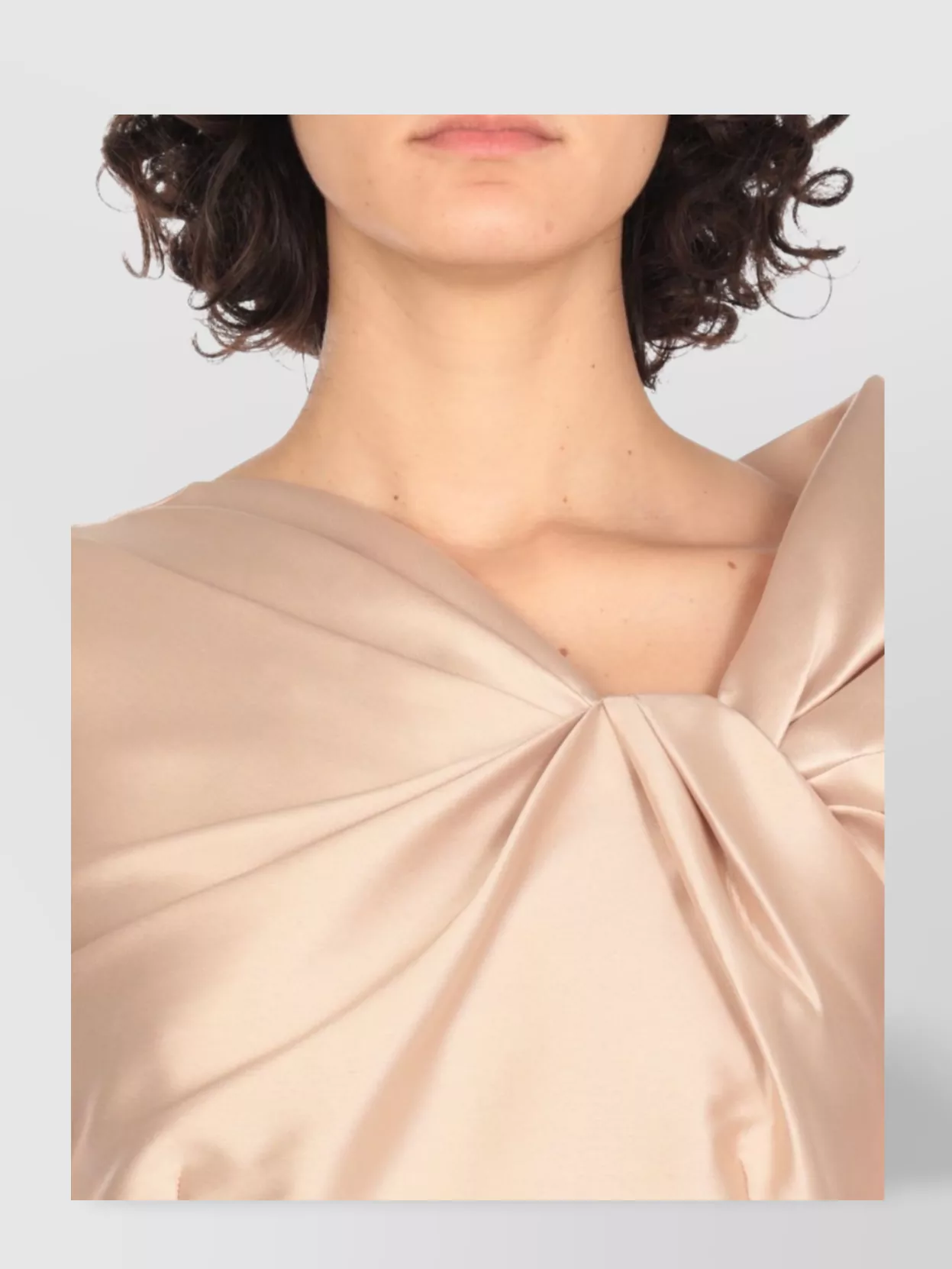 Alberta Ferretti Knee Length Dress High Neck