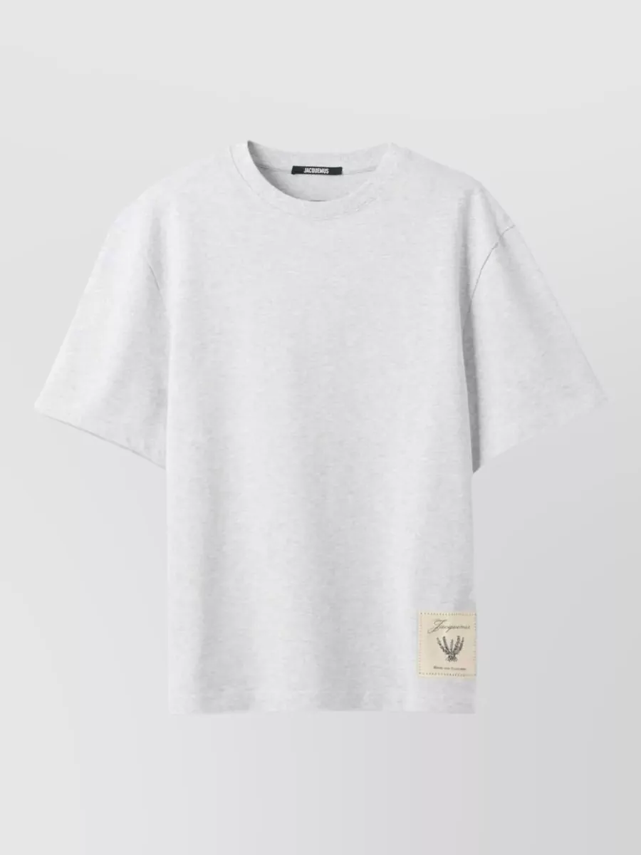 Jacquemus Logo Appliqué Cotton Short-Sleeve T-Shirt