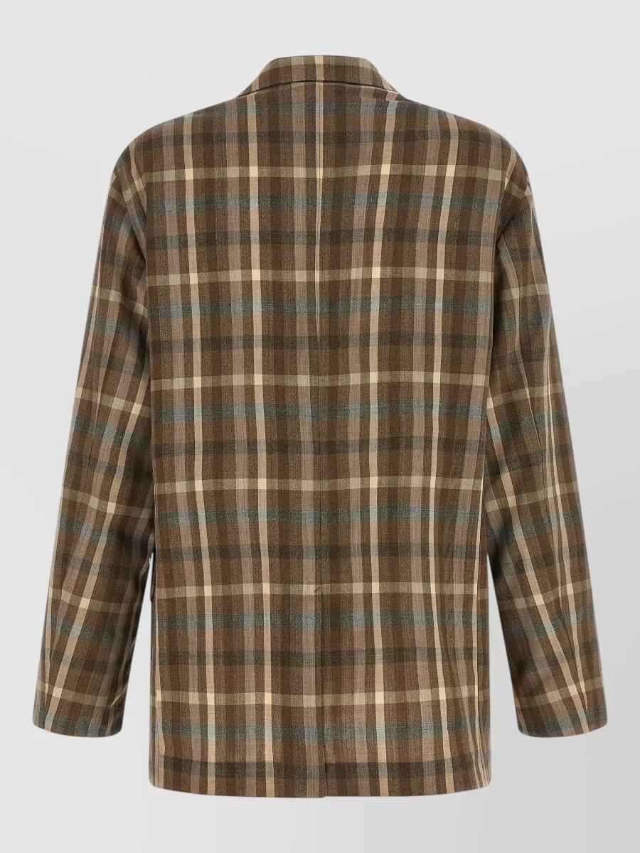 Auralee Wool Single Breasted Coat
