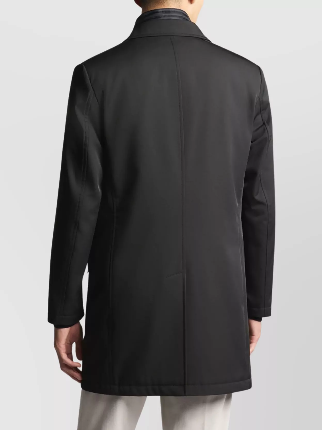 Fay Double Breasted Coat Pockets