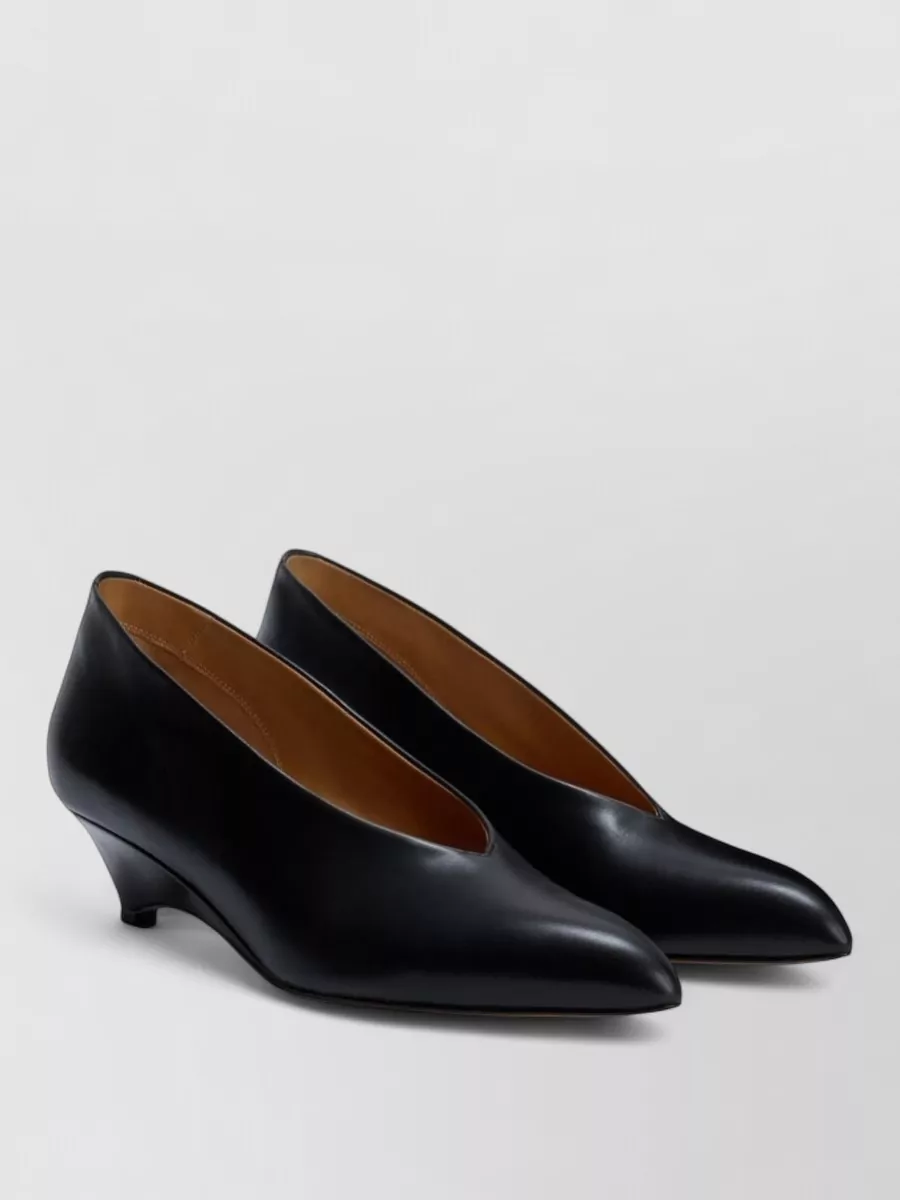 Jil Sander Leather Pointed-Toe Pumps
