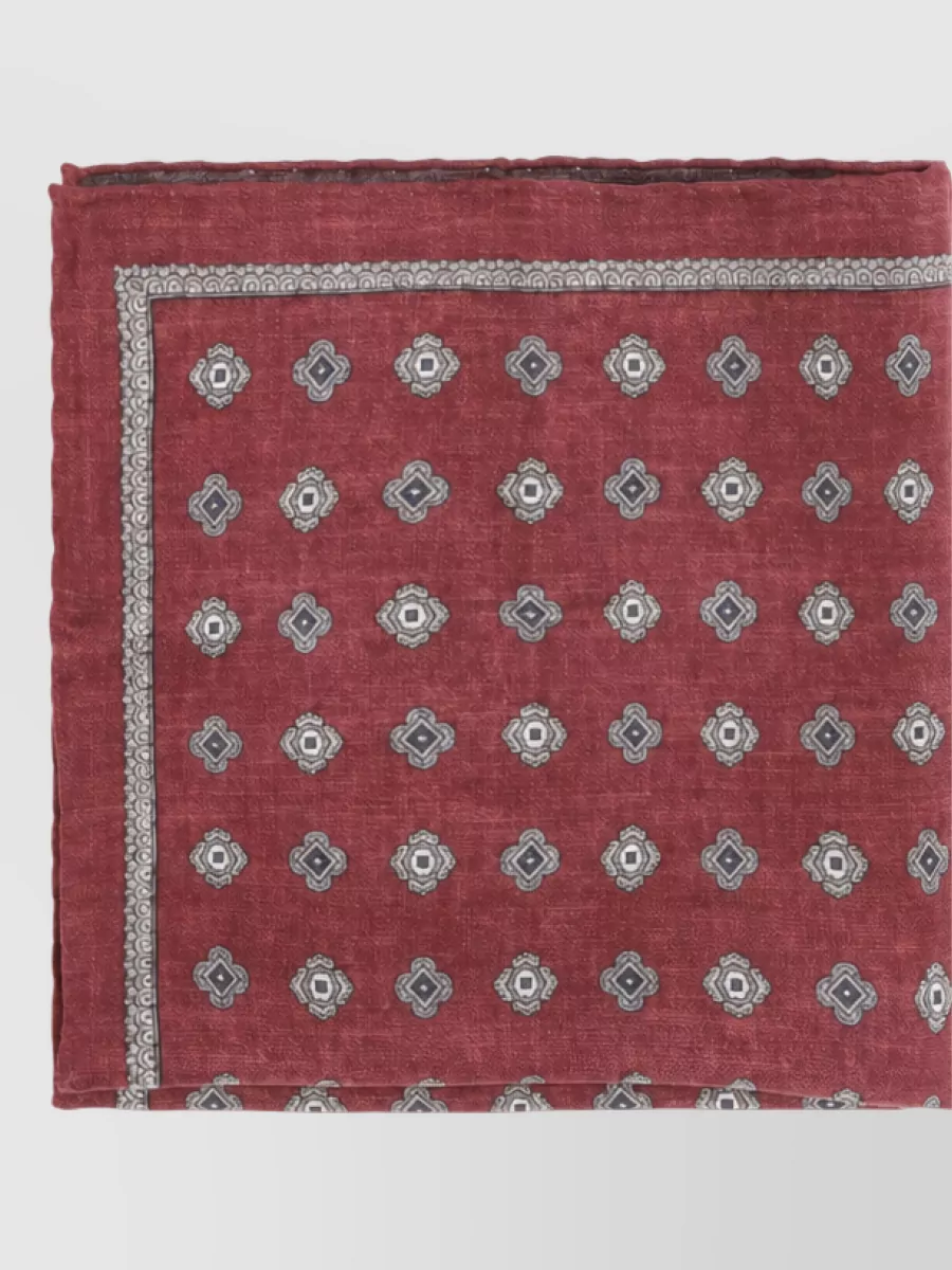 Brunello Cucinelli silk jacquard pocket square