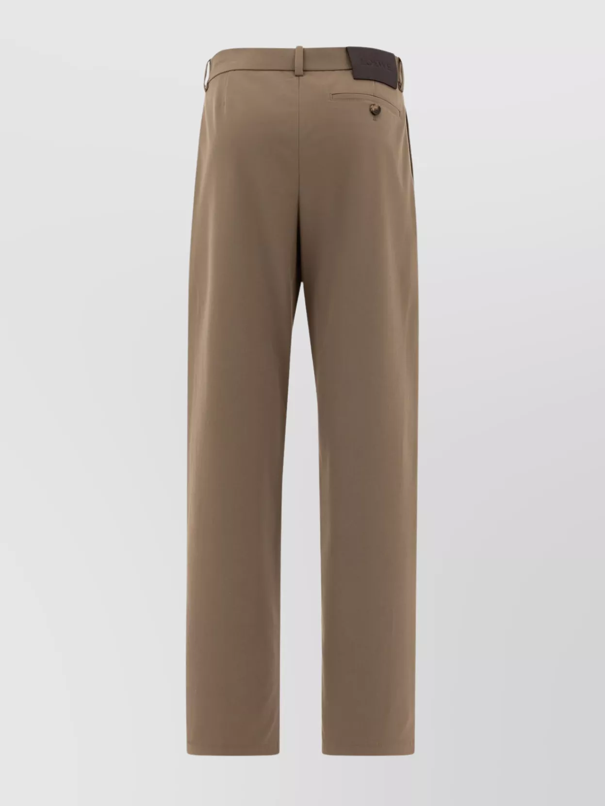 Loewe Trousers Made From Cotton And Silk In Brown