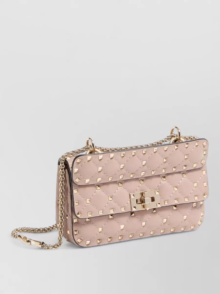 Valentino Garavani Rockstud Spike Lambskin Shoulder Bag