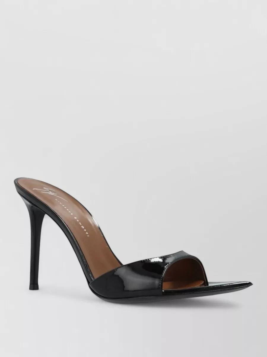 Giuseppe Zanotti Patent Leather Pointed-Toe Stiletto Mules