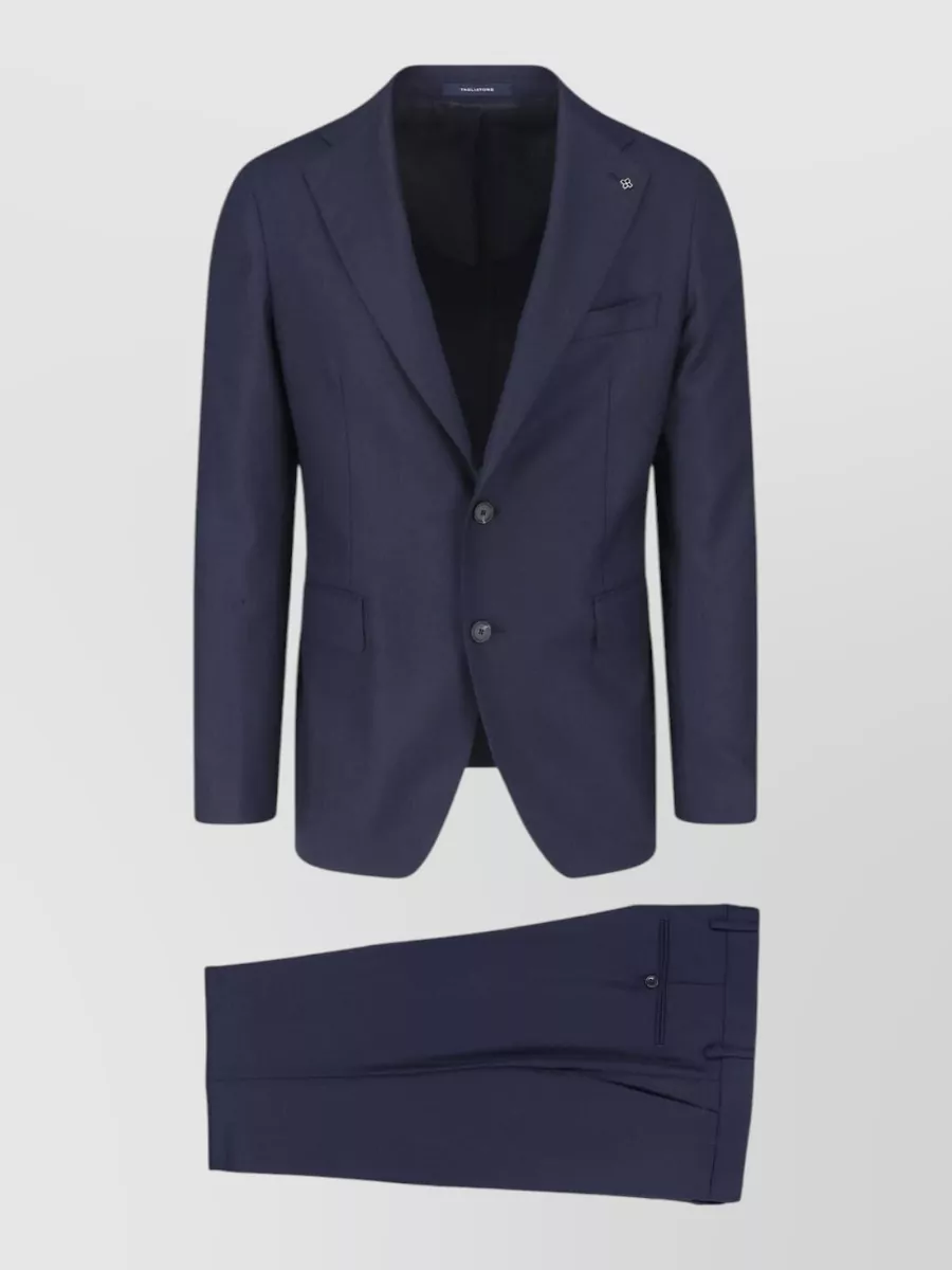 Tagliatore virgin wool single-breasted suit