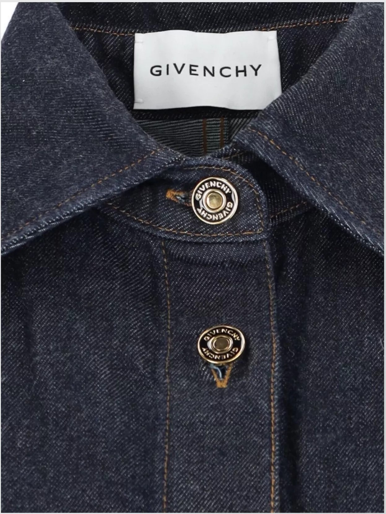 Givenchy Collared Neck Structured Long Sleeves Top