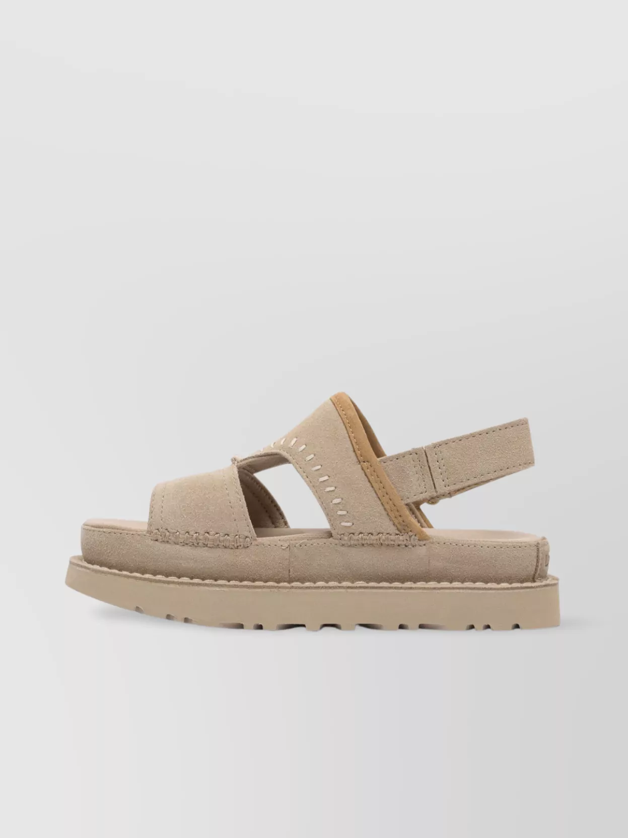 Ugg Toe Open Sole Textured Detailing Stitch