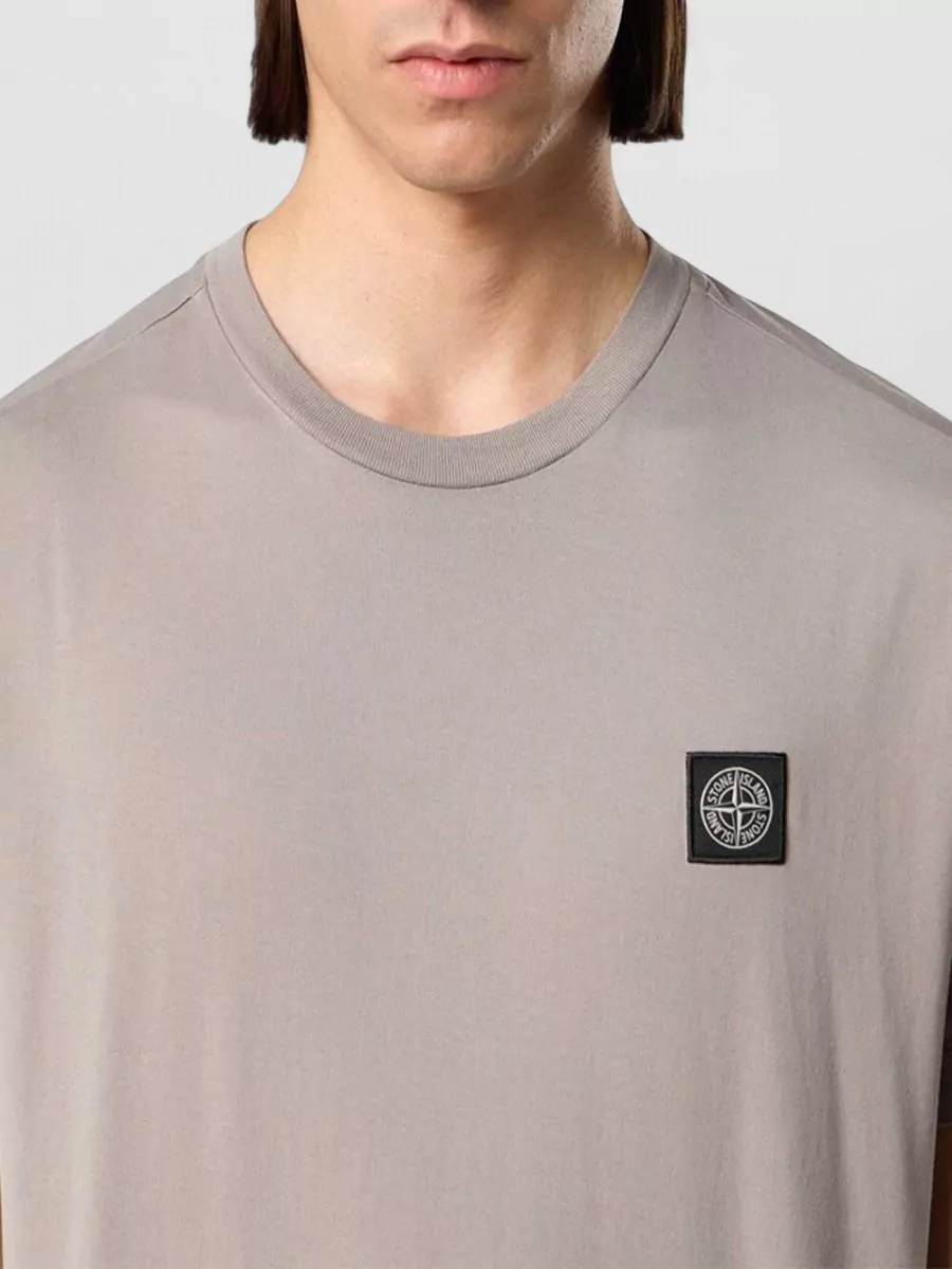 Stone Island Cotton V-Neck Short-Sleeve T-Shirt