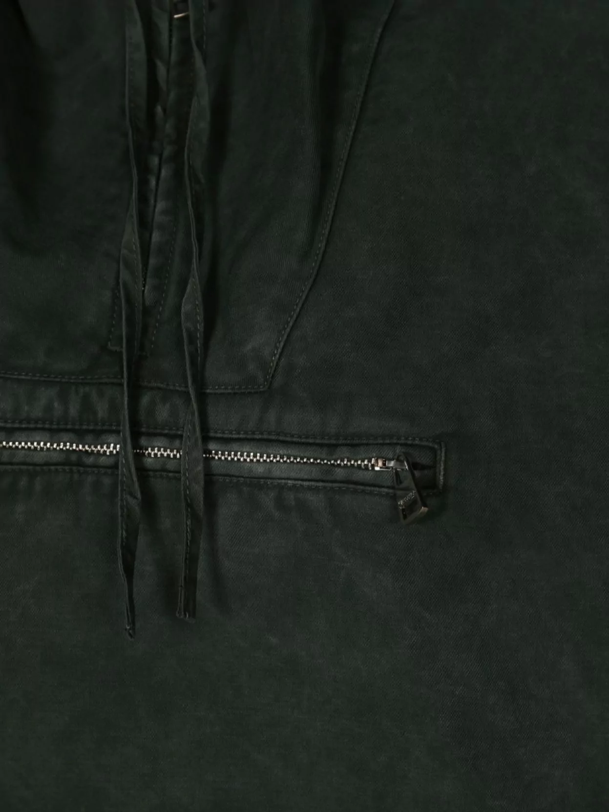 Jw Anderson Dyed Anorak With Drawstring And Zipper Pocket