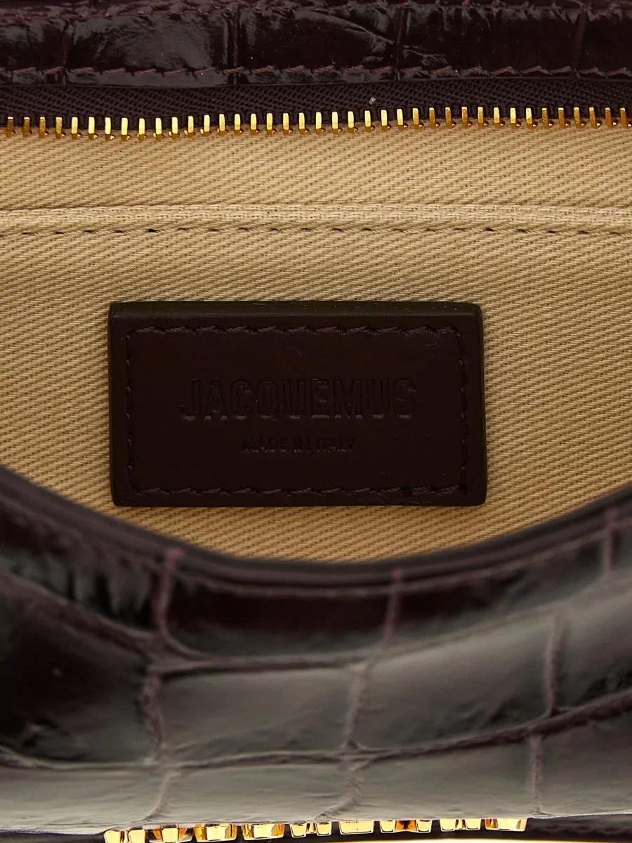 Jacquemus Le Bisou Leather Clutch Bag