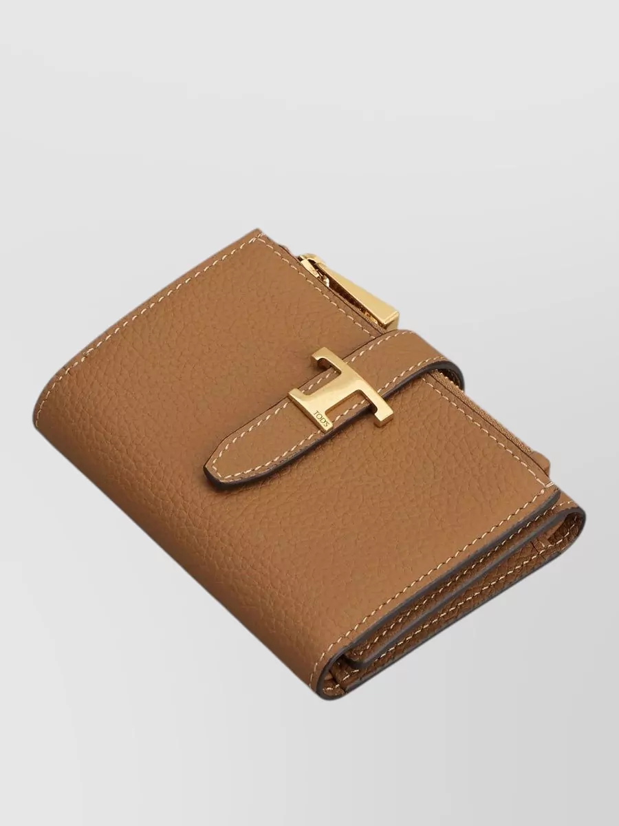 Tod's Leather Tri Fold Wallet