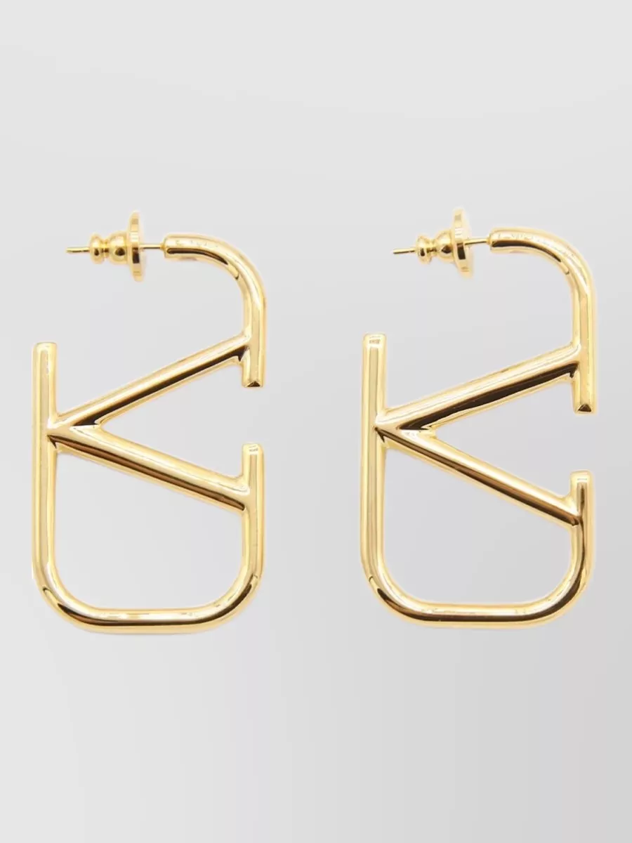 Valentino Garavani metal hoop earrings