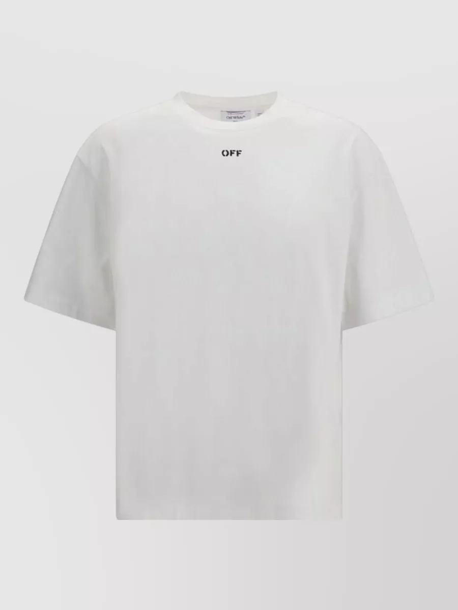 Off-White cotton t-shirt
