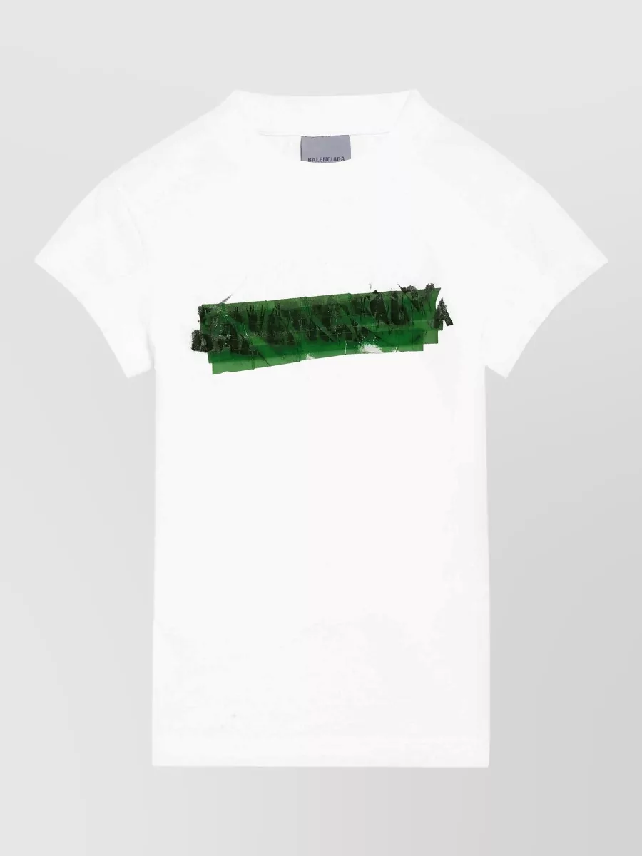 Balenciaga Asymetric t-shirt with print