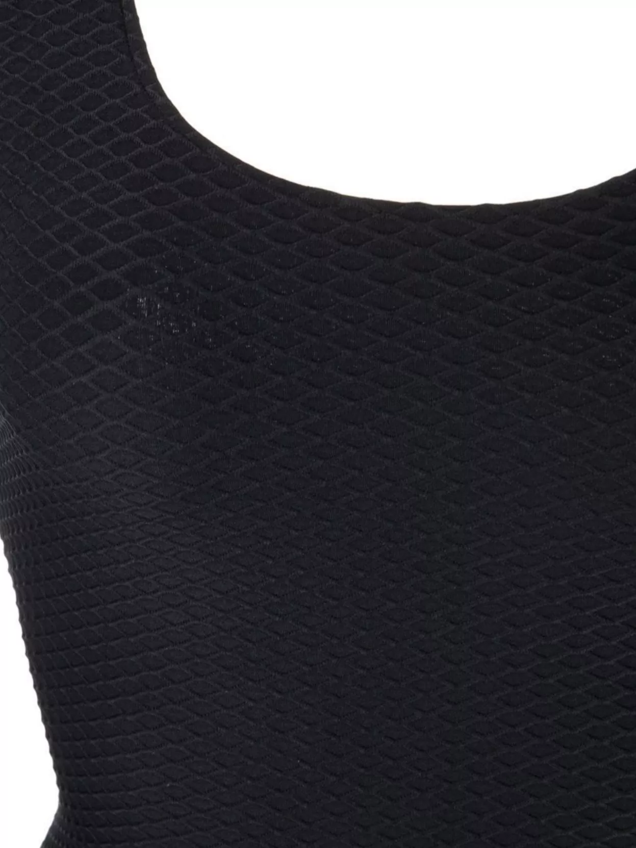 Shop Anine Bing Jace Honeycomb Textured One-piece Swimsuit