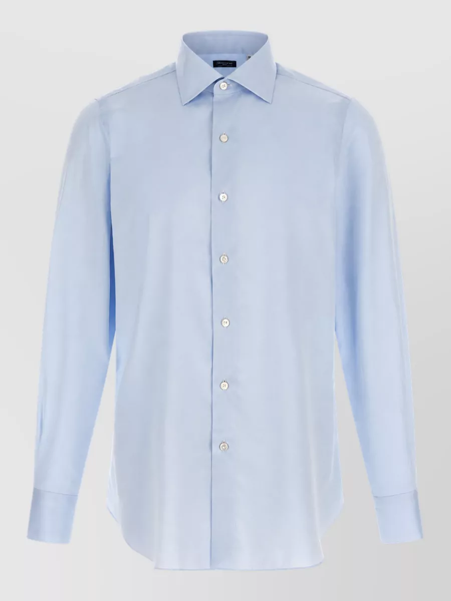 Finamore cotton textured shirt