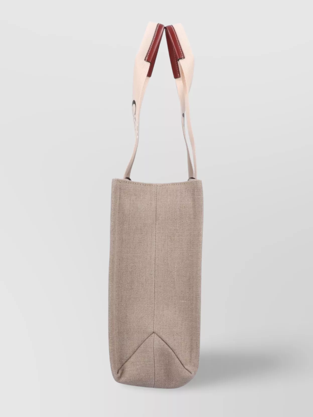 Chloé Tote Bag With Dual Handles And Contrast Stitching In Neutrals