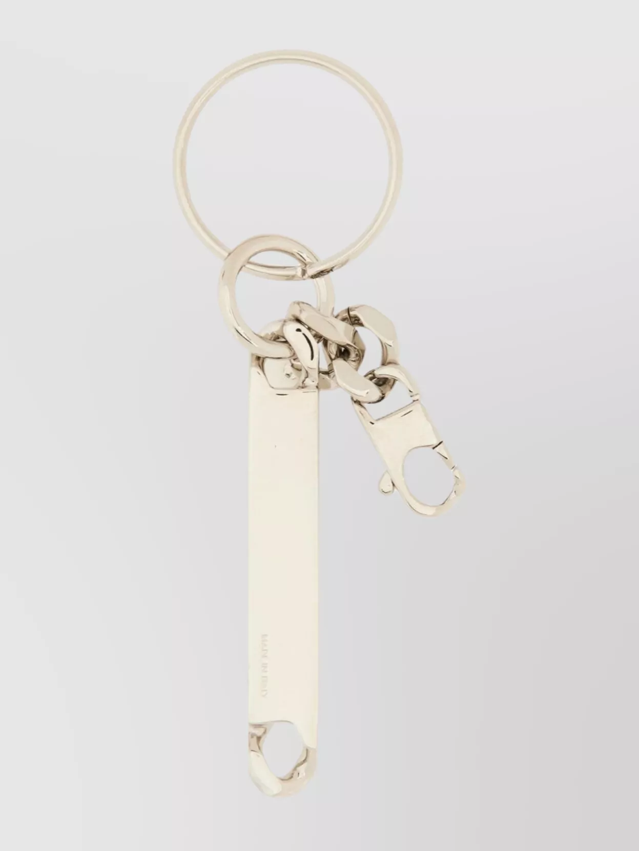 Mm6 Maison Margiela Minimalist Keyring With Logo Embellishment