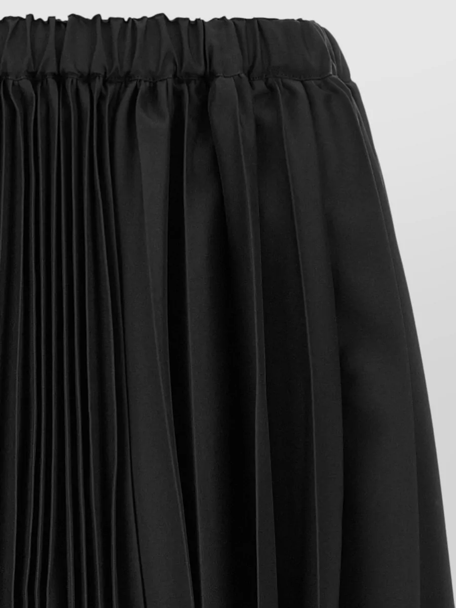 Comme Des Garçons Asymmetric Pleated Maxi Skirt