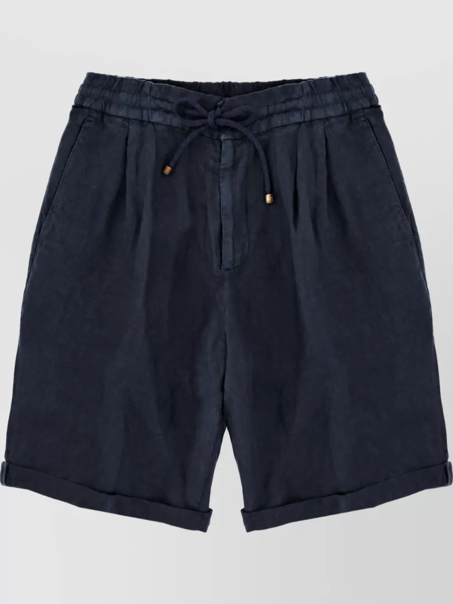 Brunello Cucinelli Linen Bermuda Shorts