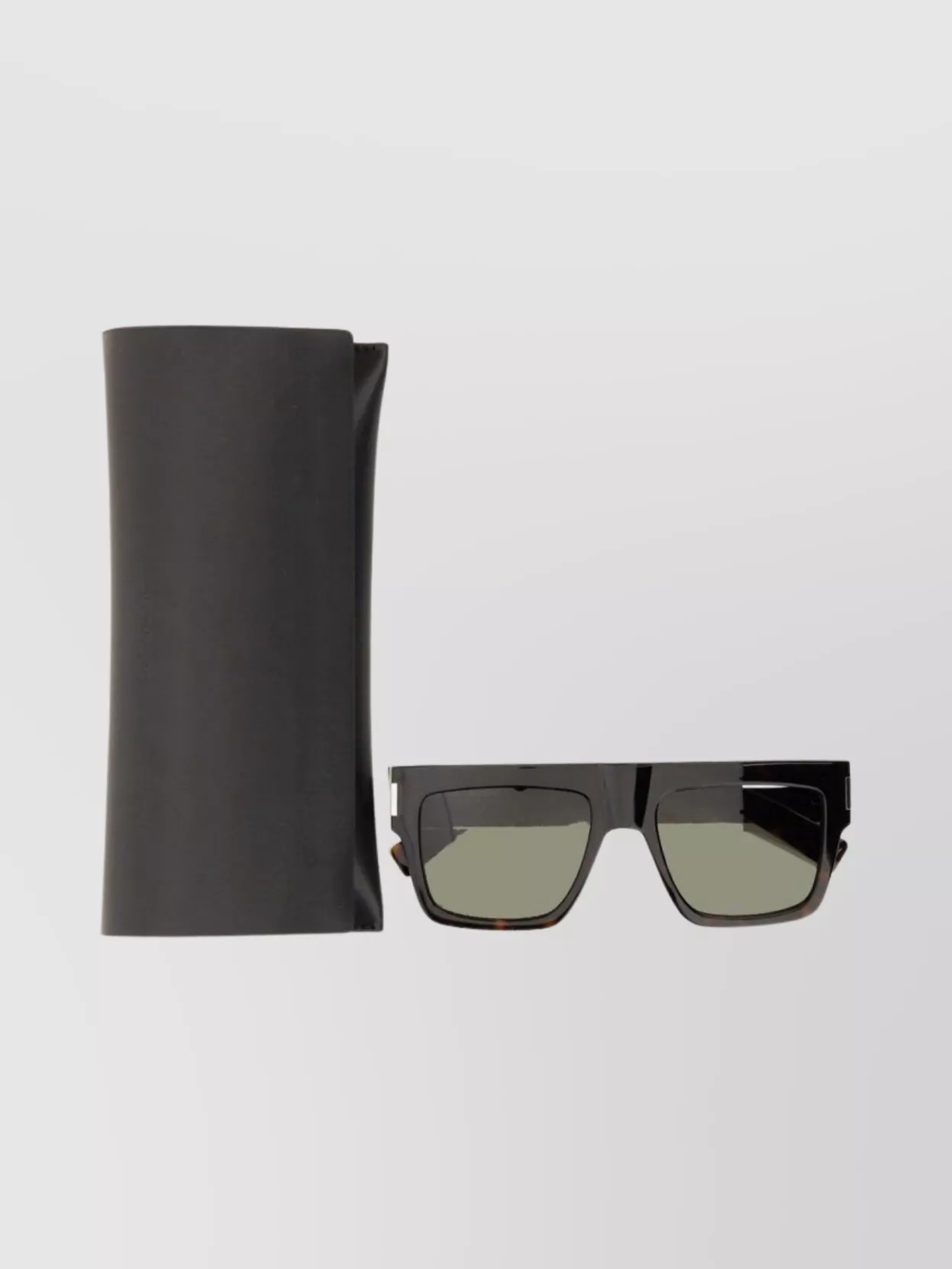 Saint Laurent Square Tortoiseshell Acetate Sunglasses Sl 628