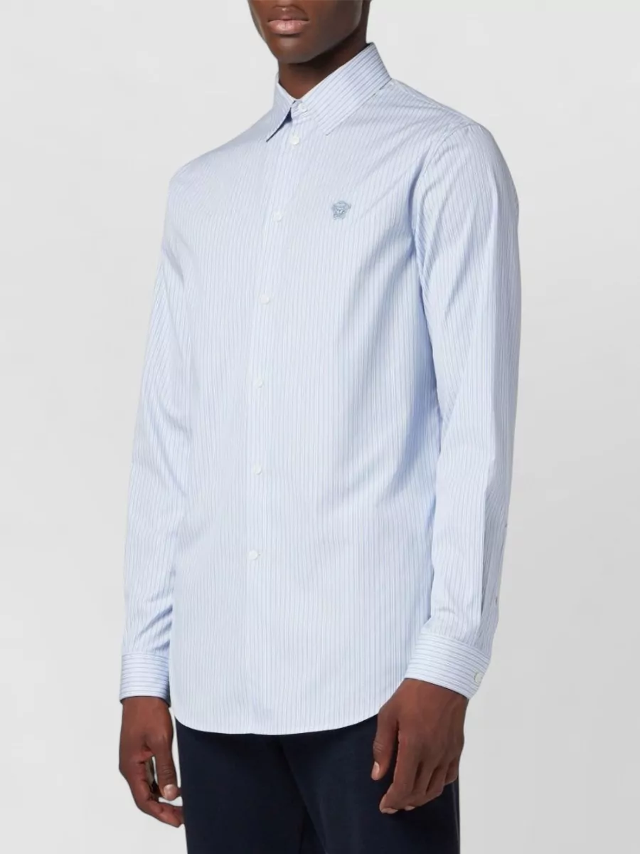 Versace Shirt Button Down Collar Long Sleeves