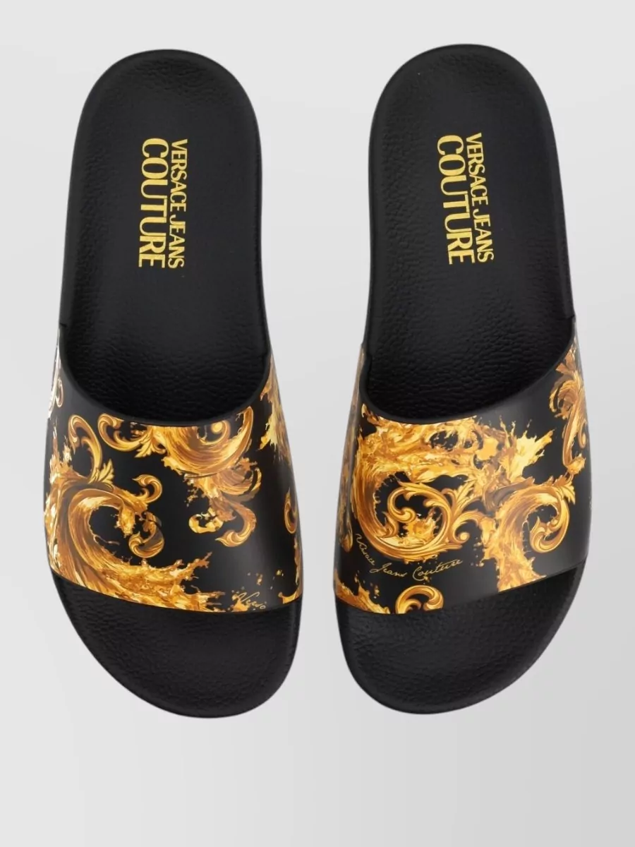 Versace Jeans Couture Printed Slides