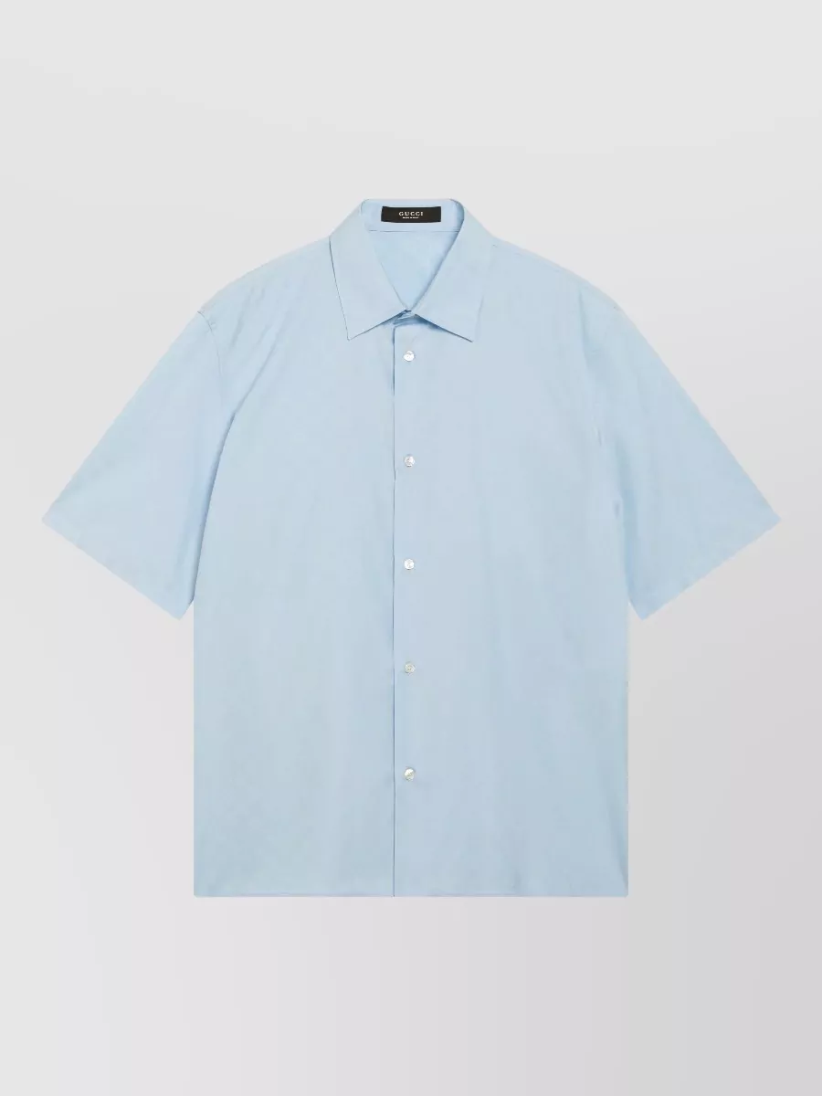 Gucci cotton regular-fit short-sleeve shirt