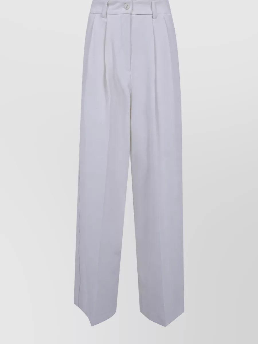 DrHope pleated wide-leg trousers