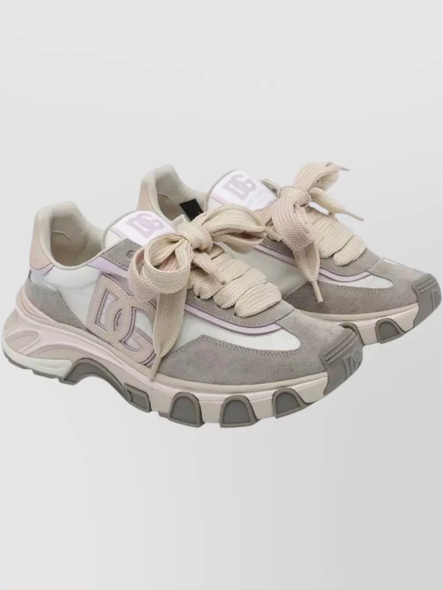 Dolce&Gabbana Leather Low-Top Sneakers