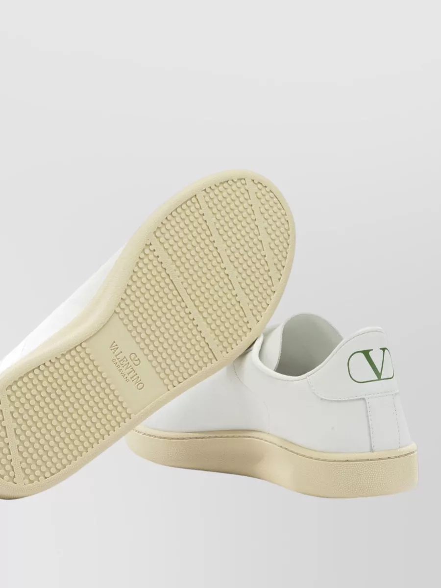 Valentino Low Top Sneakers Round Toe Rubber Sole