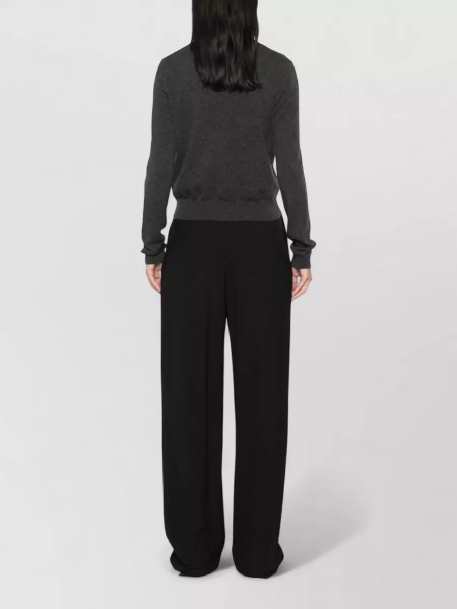 Lisa Yang Cashmere Fine-Knit Round-Neck Cardigan