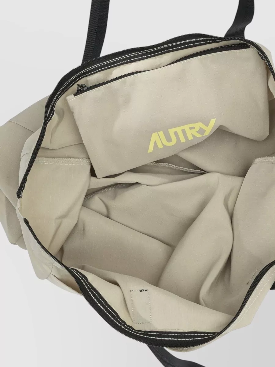 Autry Nylon Logo Tote Bag