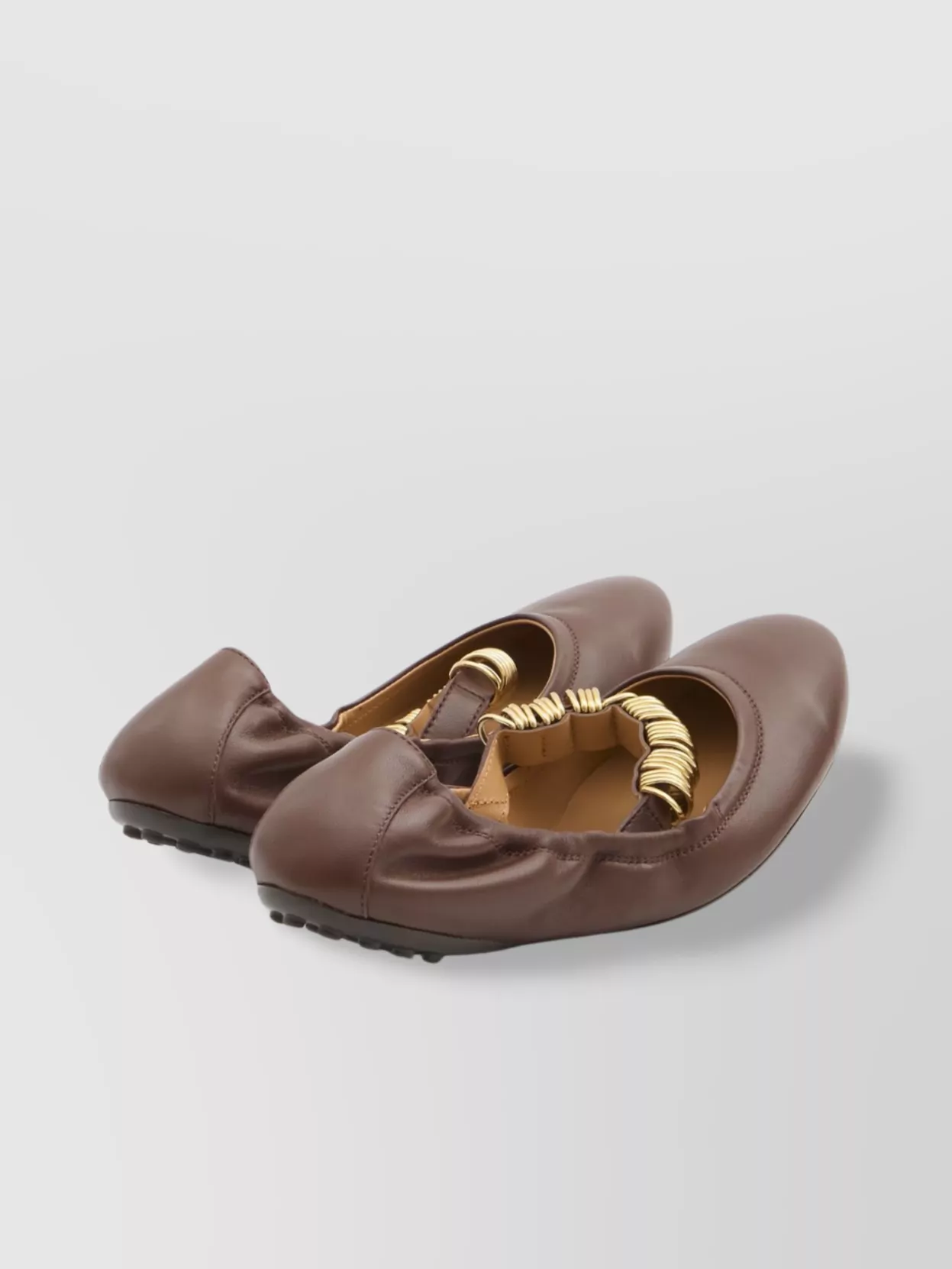 Tod's Leather Ballet Flats Eyelets