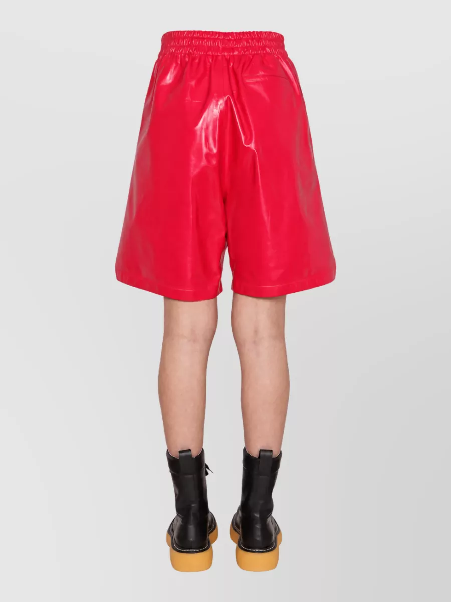 Bottega Veneta Leather Shorts