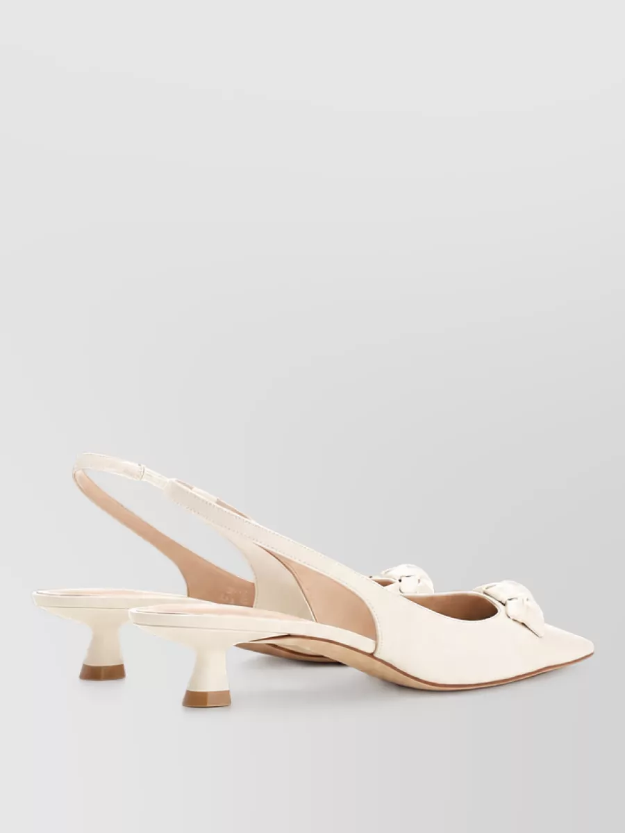 Stuart Weitzman Leather Slingback Pumps