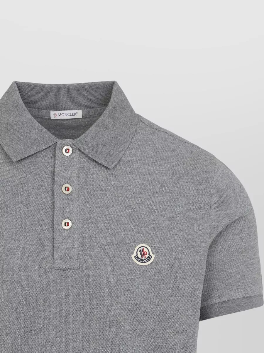 Moncler Short-Sleeve Polo Shirt